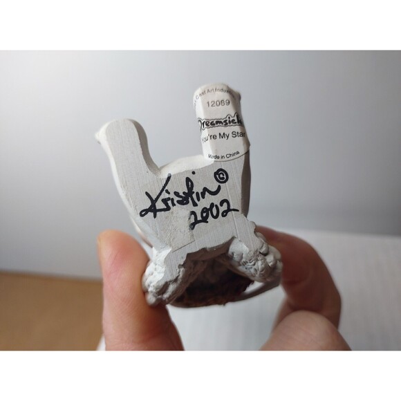 VTG Dreamsicles You're My Star 12089 Nature Cherub Figurine Signed 2002 Rare - Picture 5 of 8